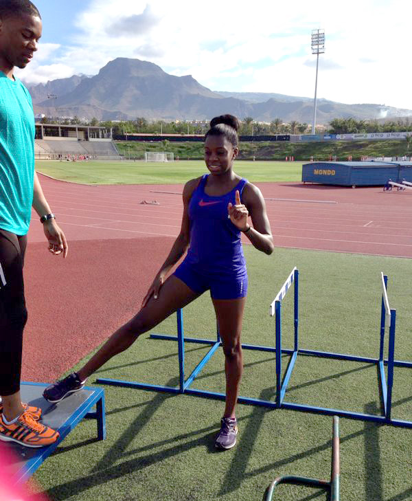 Shakira Training in Tenerife